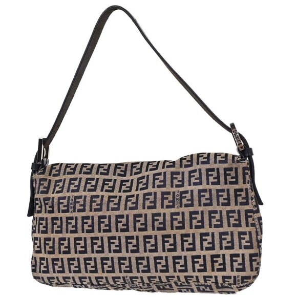 Fendi Gray Zucchino Baguette Handbag 2321- - Picture 2 of 10